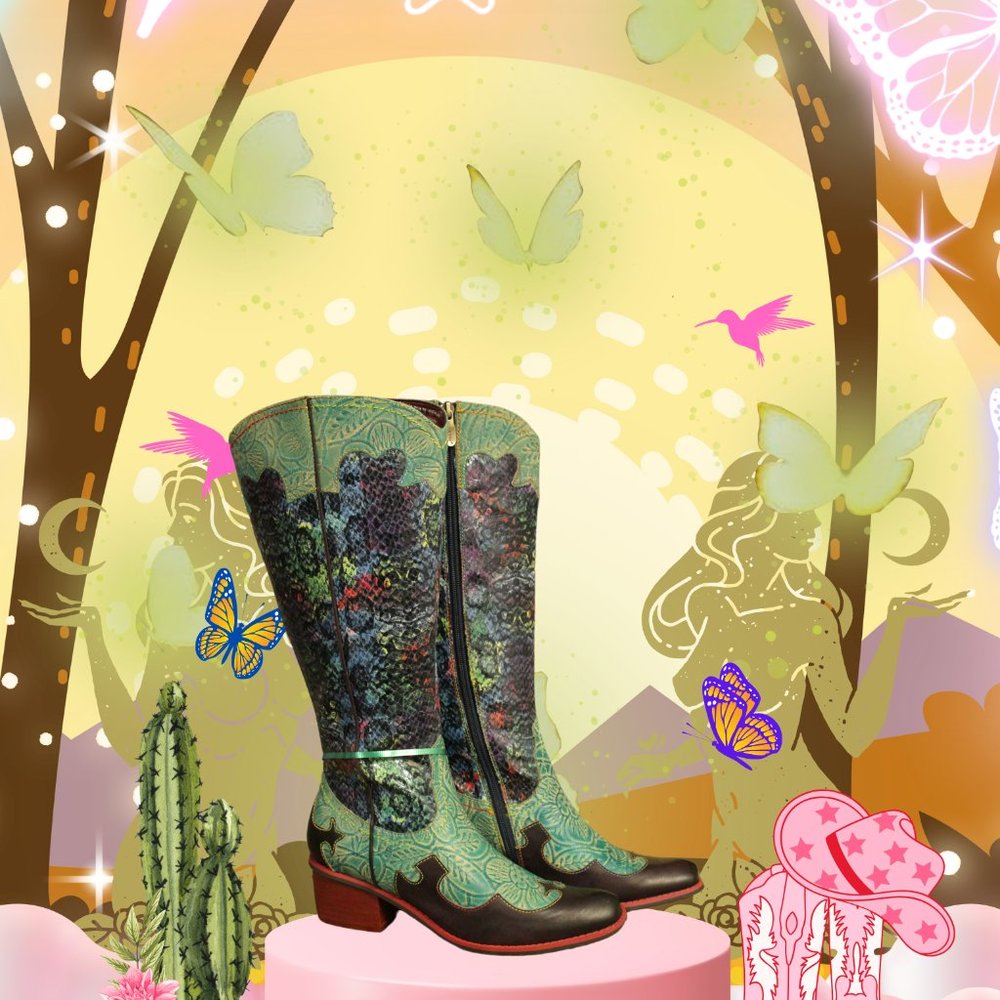 L'Artiste Women's Rodeo Boot - Turquoi